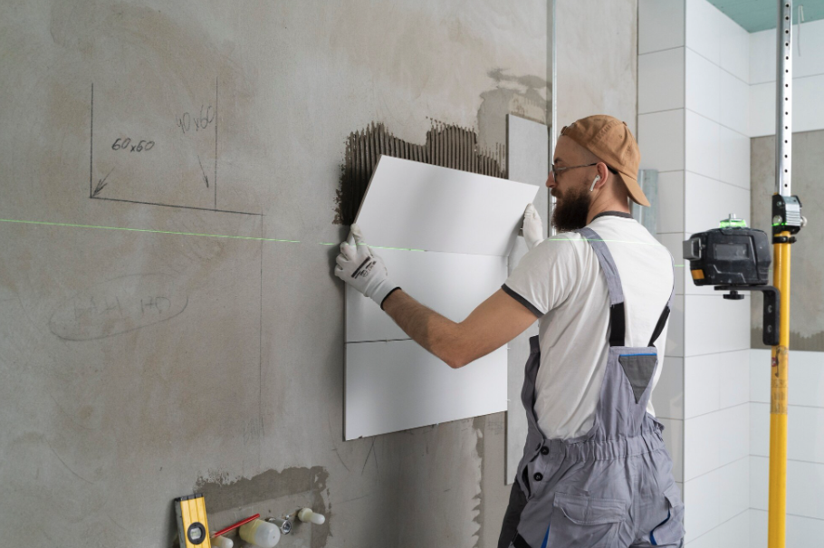 Sanierung und Innenausbau Wand bearbeiten